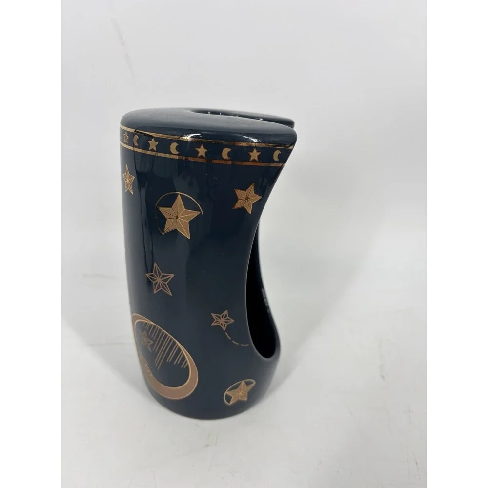 Y2K 90s Celestial Toilet Brush Container Holder Sun Moon Bathroom Accessory
